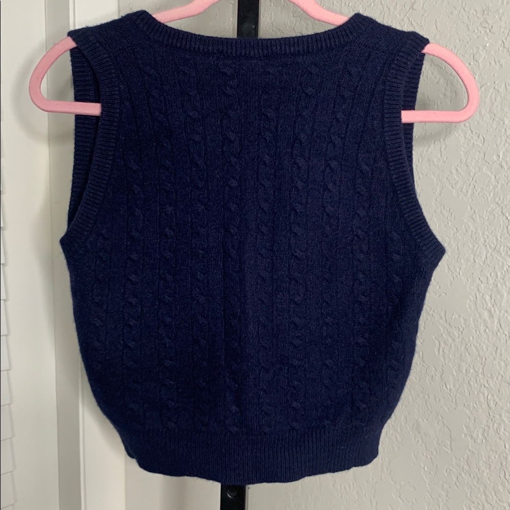 Brandy melville wool cashmere blend sweater vest small - Picture 6 of 6
